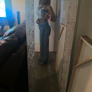 Fashion Nova Blue Flare Jeans